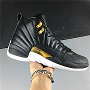 Jordan 12 Retro Black Metallic Gold White  - 4