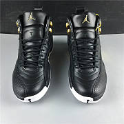 Jordan 12 Retro Black Metallic Gold White  - 6