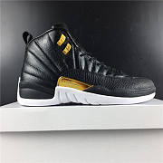 Jordan 12 Retro Black Metallic Gold White  - 5