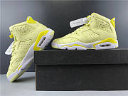 Air Jordan 6 Retro Dynamic Yellow Floral (GS) - 4