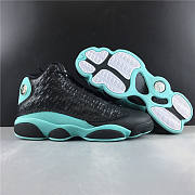 Jordan 13 Retro Black Island Green  - 5