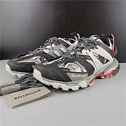 Balenciaga Track Trainers Red Grey White  - 5