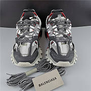 Balenciaga Track Trainers Red Grey White  - 4