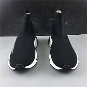 Balenciaga Speed Trainer Clearsole Black Red 5 - 2