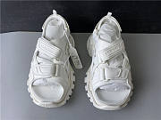 Balenciaga Track Sandal White   - 4