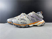 Balenciaga Track Trainers Grey Orange  - 1