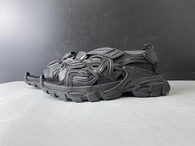 Balenciaga Track Sandal Black  - 1