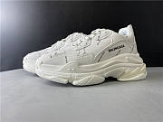 Balenciaga Triple S All White Logo  - 1