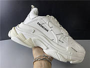 Balenciaga Triple S All White Logo  - 6