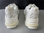 Balenciaga Triple S All White Logo  - 5