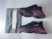 Balenciaga Triple S Clear Sole Black Pink Neon - 2