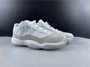 Jordan 11 Retro White Metallic Silver  - 1