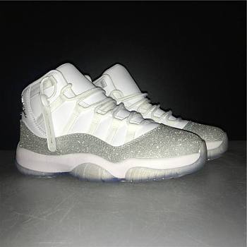 Air Jordan 11 Retro White Metallic Silver 