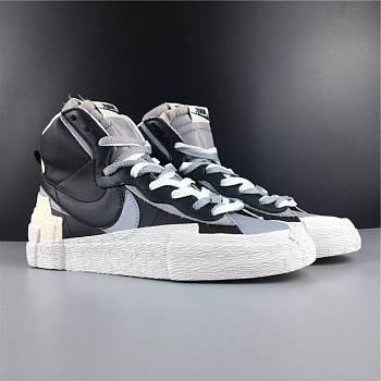 Nike Blazer Mid x Pioneer Neymar Sacai Black Grey