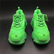 Balenciaga Triple S Neon Green Clear Sole - 4