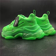 Balenciaga Triple S Neon Green Clear Sole - 2