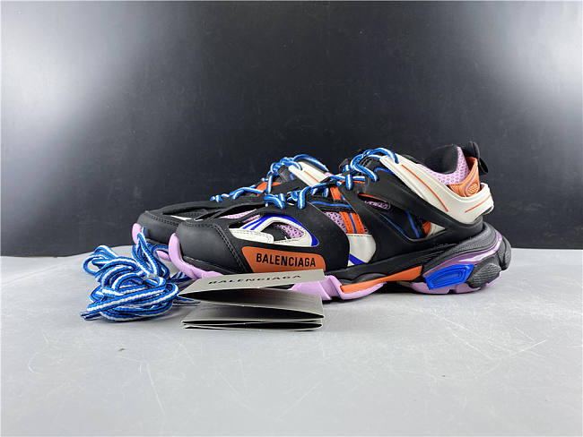 Balenciaga Track Trainers Black Orange - 1