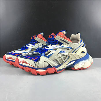 Balenciaga Track.2 Beige Blue Red 