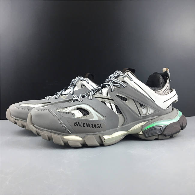 Balenciaga Track Trainers Grey White  - 1