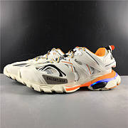 Balenciaga Track Trainers White Orange Led version  - 1