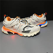 Balenciaga Track Trainers White Orange Led version  - 5