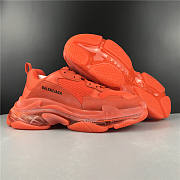 Balenciaga Triple S Red Clear Sole  - 4