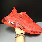 Balenciaga Triple S Red Clear Sole  - 3