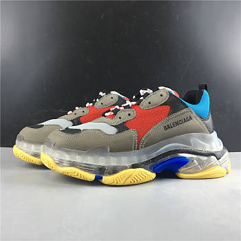 Balenciaga Triple S Clear Sole Blue 