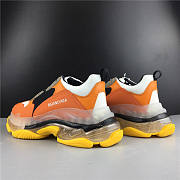 Balenciaga Triple S Clear Sole Orange Black - 5