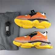 Balenciaga Triple S Clear Sole Orange Black - 2