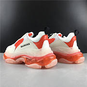 Balenciaga Triple S Clear Sole White Orange - 6