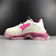 Balenciaga Triple S Clear Sole White Pink  - 1