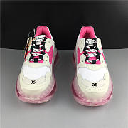 Balenciaga Triple S Clear Sole White Pink  - 4