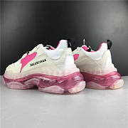 Balenciaga Triple S Clear Sole White Pink  - 5