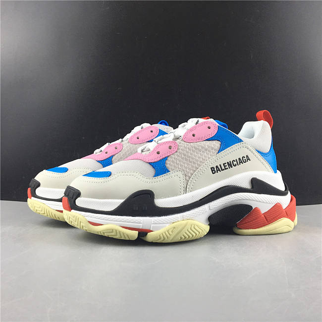 Balenciaga Triple S Pink Bight Blue  - 1