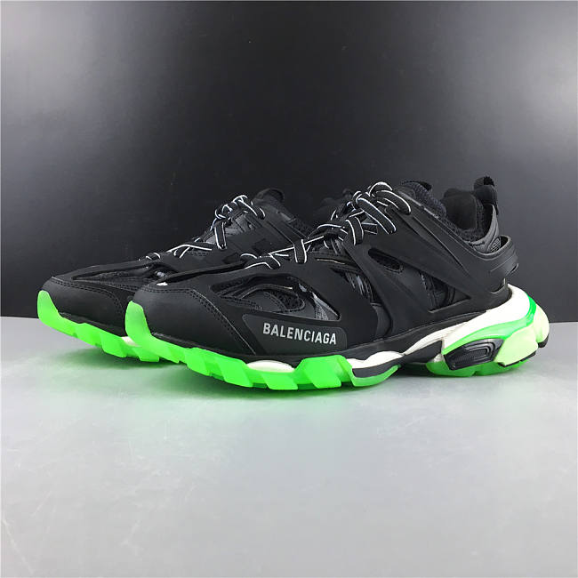 Balenciaga Track Trainers Black Glow-In-The-Dark  - 1