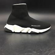 Balenciaga Speed Trainer Black White  - 5