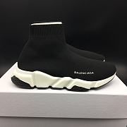 Balenciaga Speed Trainer Black White  - 6