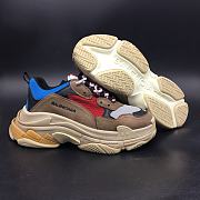 Balenciaga Triple S Brown Blue Grey  - 5