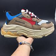 Balenciaga Triple S Brown Blue Grey  - 4