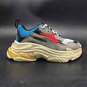 Balenciaga Triple S Dark Grey Red Blue - 5