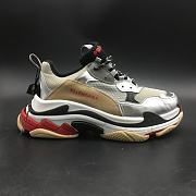 Balenciaga Triple S Silver Red  - 5