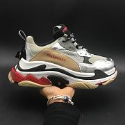 Balenciaga Triple S Silver Red  - 3