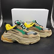 Balenciaga Triple S Beige Green Yellow  - 2