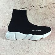 Balenciaga Speed Trainer Black White Sole  - 1