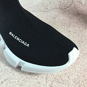 Balenciaga Speed Trainer Black White Sole  - 4