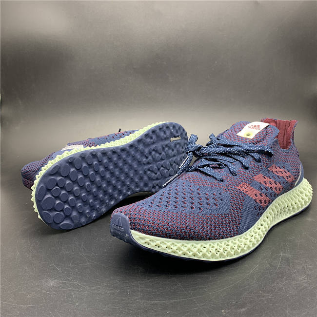 adidas Futurecraft 4D Deep Blue Red  - 1