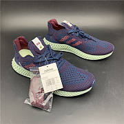 adidas Futurecraft 4D Deep Blue Red  - 3