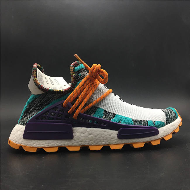 adidas NMD Hu Pharrell Solar Pack Orange  - 1