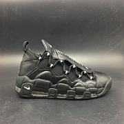 Nike Air More Money Black Metallic Silver  - 1